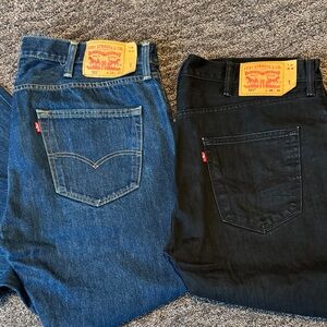 2 Pairs Like Mew Levi’s 501s 38x30